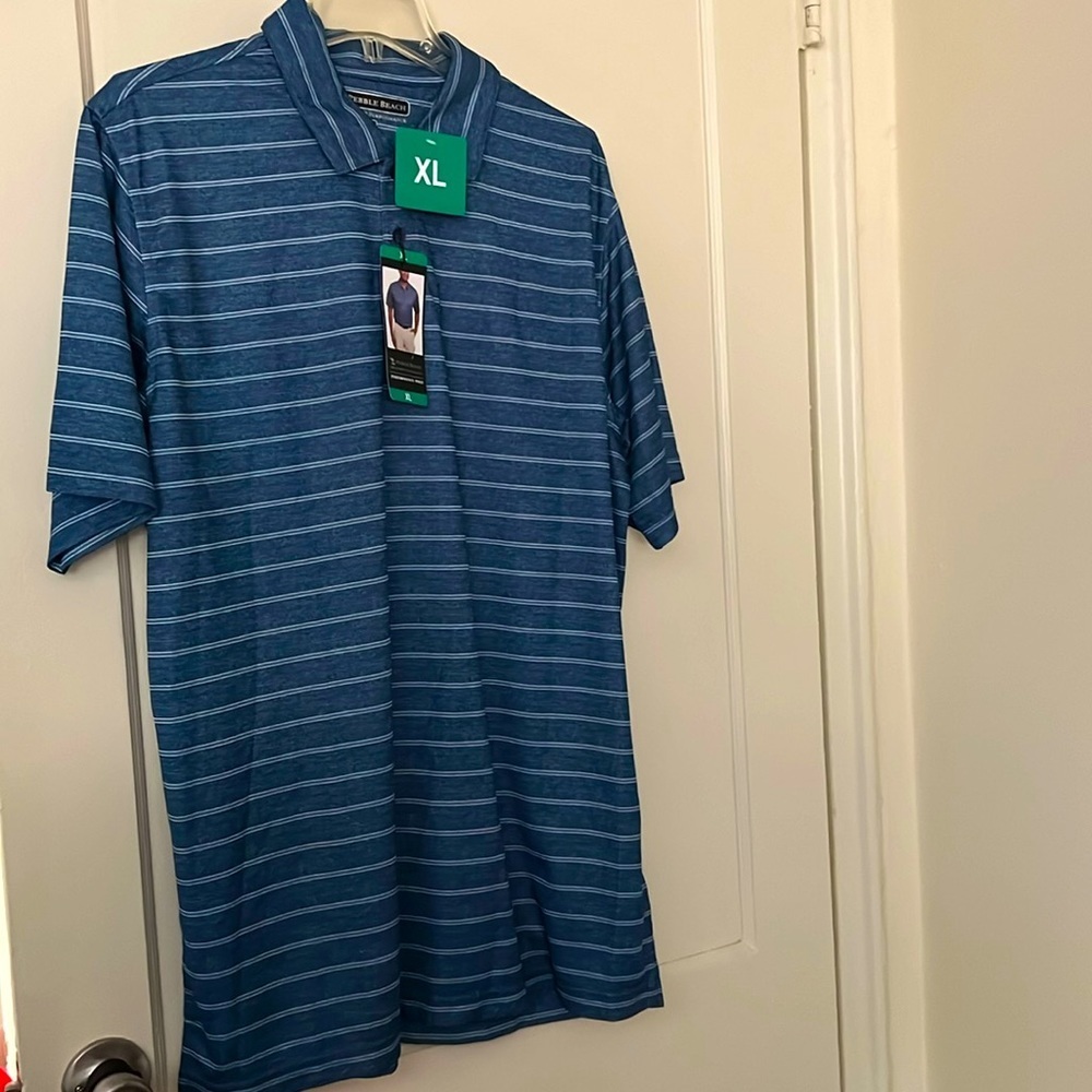 nwt pebble beach polo shirt size: XL